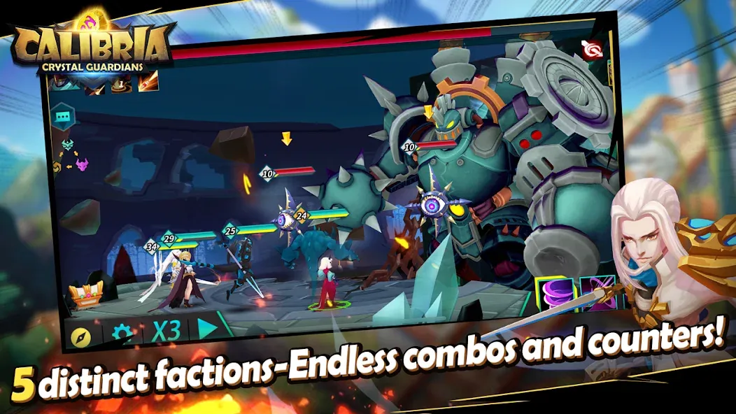 Calibria: Crystal Guardians (Калибрия) [МОД Меню] Screenshot 2