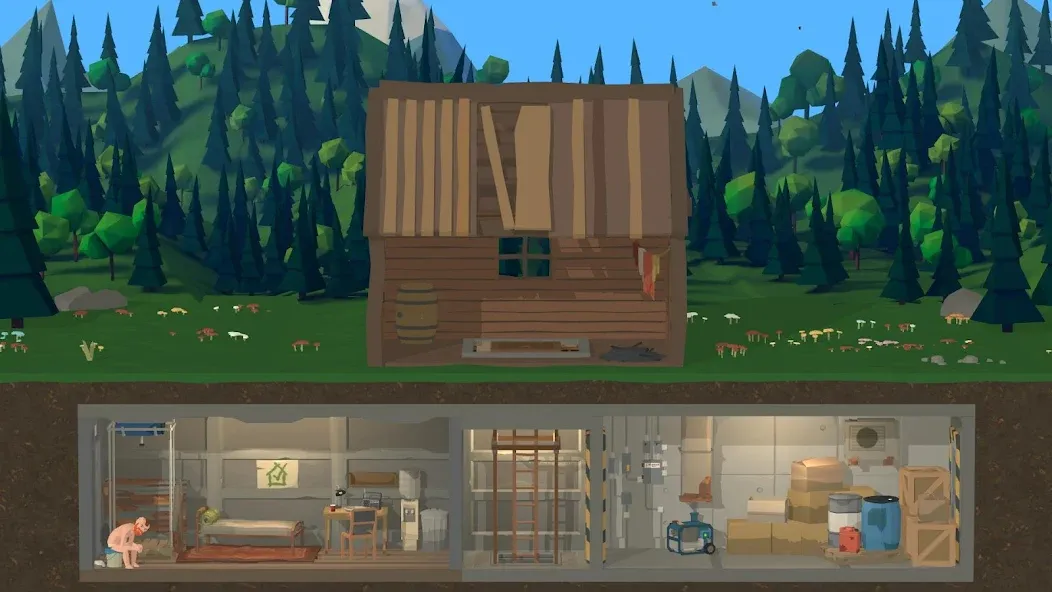 Zombie Forest 3: Underground (Зомби лес 3) [МОД Все открыто] Screenshot 1