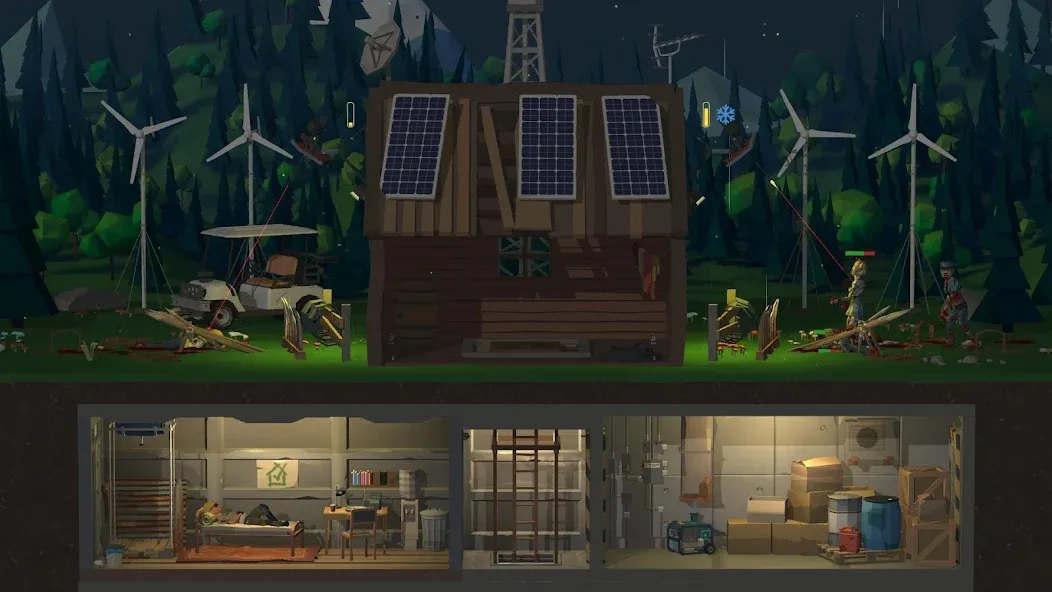 Zombie Forest 3: Underground (Зомби лес 3) [МОД Все открыто] Screenshot 4