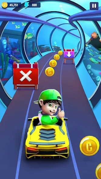 Mini Car Runner - Racing Games (Мини Кар Раннер) [МОД Unlimited Money] Screenshot 4