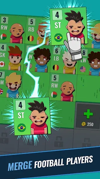 Merge Football Manager: Soccer (Мерж Футбол Менеджер) [МОД Меню] Screenshot 2