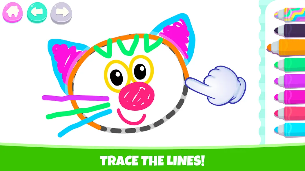 Drawing for kids! Toddler draw [МОД Бесконечные деньги] Screenshot 2