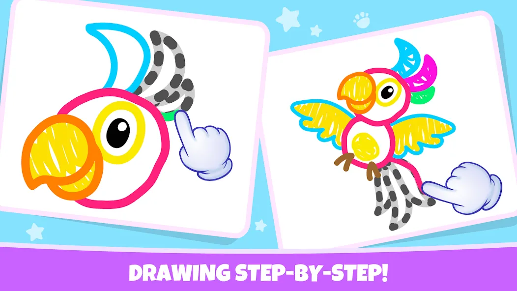 Drawing for kids! Toddler draw [МОД Бесконечные деньги] Screenshot 3