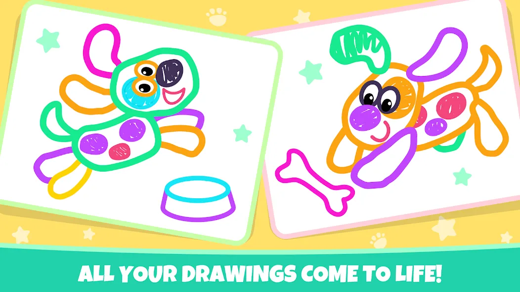 Drawing for kids! Toddler draw [МОД Бесконечные деньги] Screenshot 4