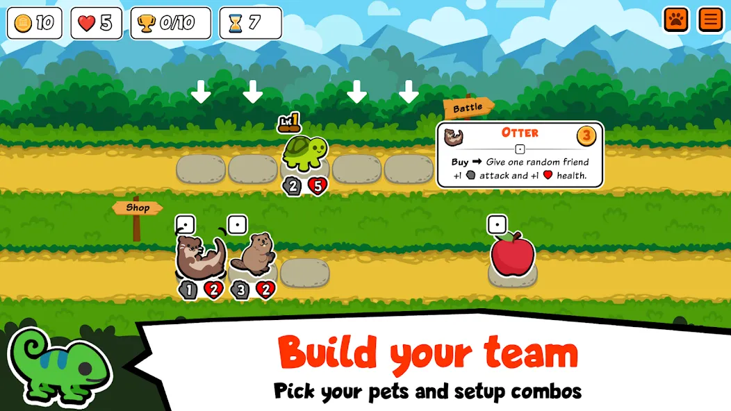 Super Auto Pets (упер Ауто Петс) [МОД Unlocked] Screenshot 1
