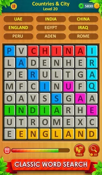 Word Game 2024 - Word Connect (Ворд Гейм 2023) [МОД Unlocked] Screenshot 2
