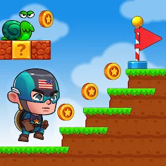 Скачать взломанную Super Bill World-Fun Adventure (Супер Билл Мир)  [МОД Все открыто]