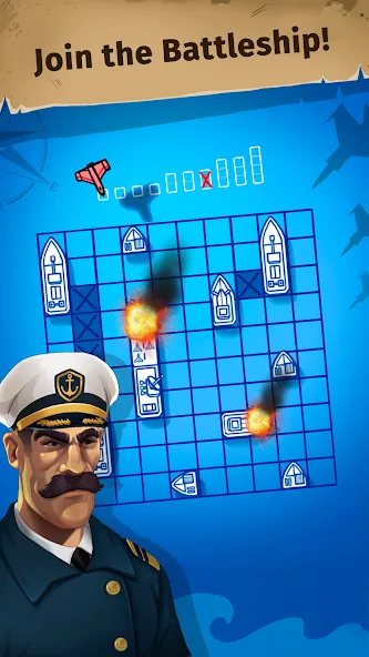 Sink the Fleet - Sea War [МОД Много денег] Screenshot 1