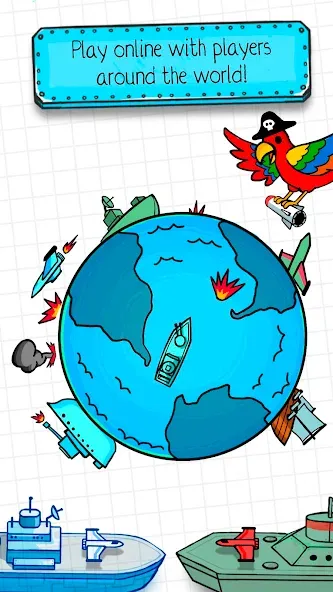 Sink the Fleet - Sea War [МОД Много денег] Screenshot 5