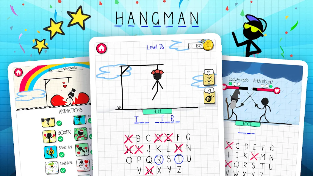 Hangman [МОД Unlocked] Screenshot 5