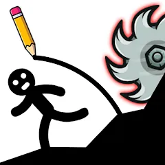 Взломанная Save The Stick: Draw 2 Save (эйв Зе Стикман)  [МОД Menu]