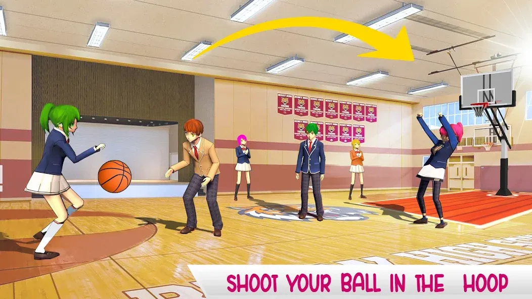 Anime High School Life [МОД Все открыто] Screenshot 5