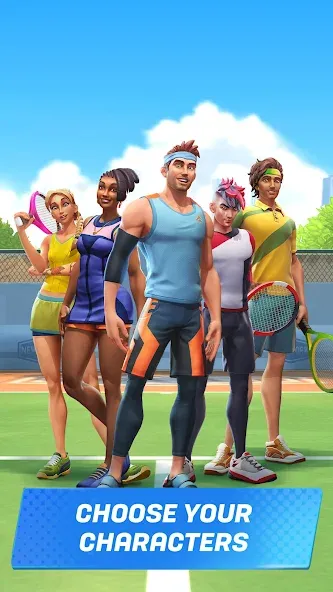 Tennis Clash: Multiplayer Game (Теннис Клаш) [МОД Меню] Screenshot 5