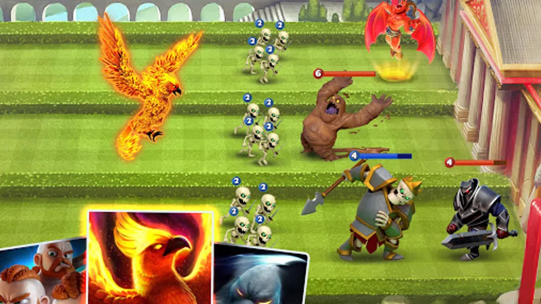 Castle Crush：Epic Battle [МОД Бесконечные деньги] Screenshot 3