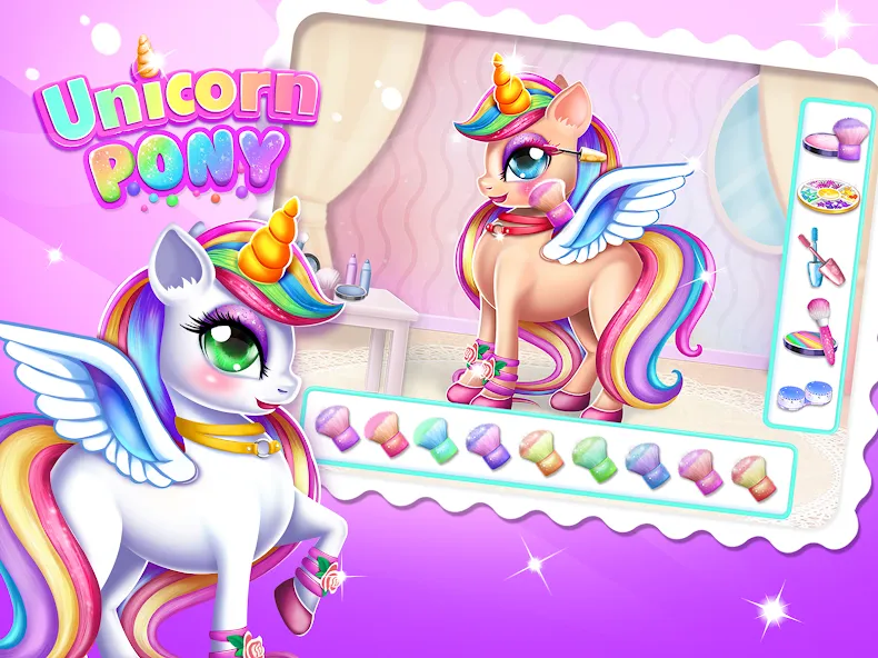 Unicorn Dress up Girls Game [МОД Unlimited Money] Screenshot 1