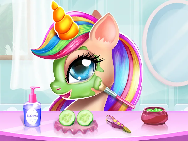 Unicorn Dress up Girls Game [МОД Unlimited Money] Screenshot 3