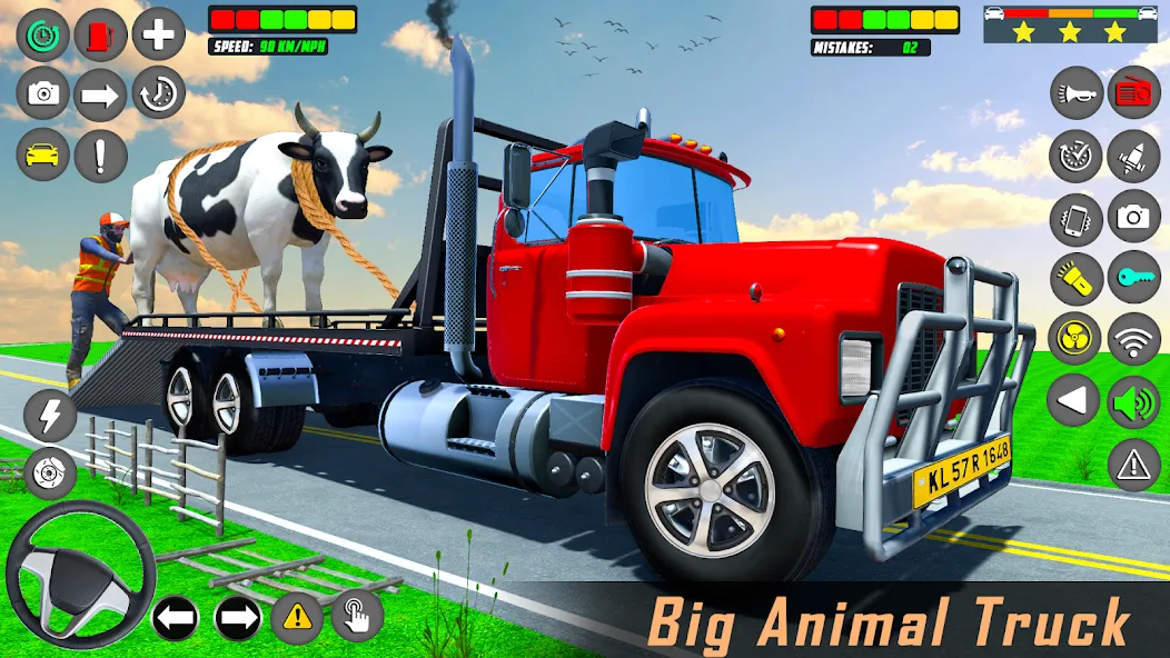 Animal Transport Driving Games (Домашний перевоз игры) [МОД Бесконечные монеты] Screenshot 1