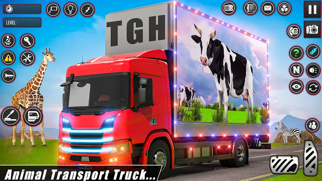 Animal Transport Driving Games (Домашний перевоз игры) [МОД Бесконечные монеты] Screenshot 4