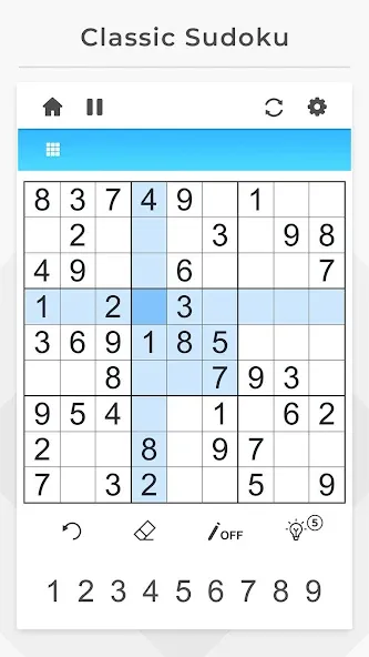 Sudoku - Offline Games [МОД Бесконечные деньги] Screenshot 1