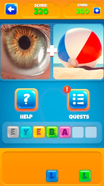 2 Pics 1Word. Offline Games [МОД Бесконечные деньги] Screenshot 5