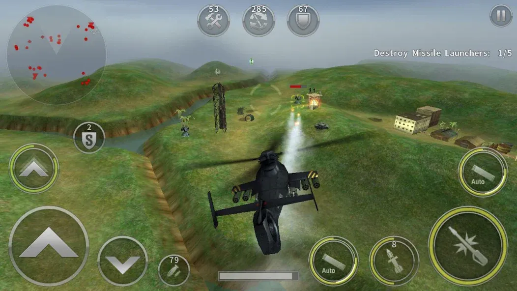 GUNSHIP BATTLE: Helicopter 3D [МОД Много монет] Screenshot 2