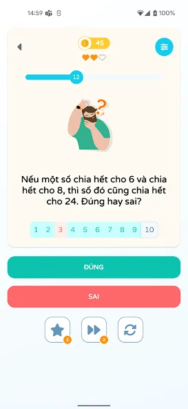 Chọn Đúng Sai [МОД Unlocked] Screenshot 2