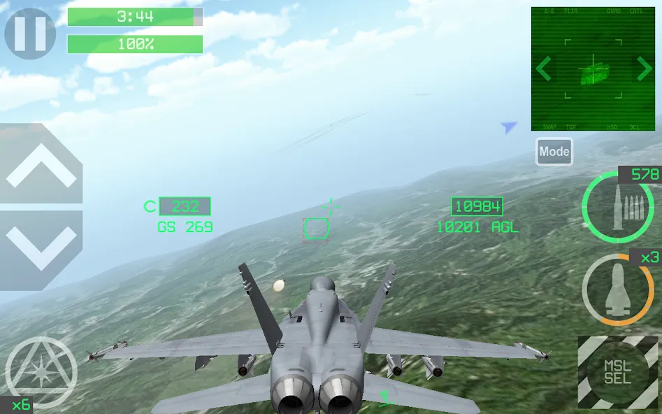 Strike Fighters (Страйк Файтерс) [МОД Mega Pack] Screenshot 1