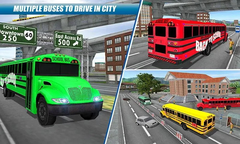 School Bus Driving Game [МОД Menu] Screenshot 4