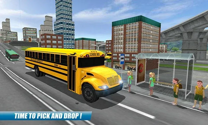 School Bus Driving Game [МОД Menu] Screenshot 5