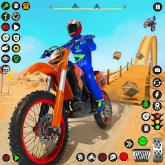 Взлом Bike Stunt Games Stunt Bike 3D (Байк стант рэмп игра Байк Джамп)  [МОД Бесконечные монеты]