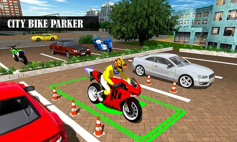 Bike Parking Moto Driving Game (Ларонг Парадахан нг Бисиклета) [МОД Бесконечные монеты] Screenshot 1