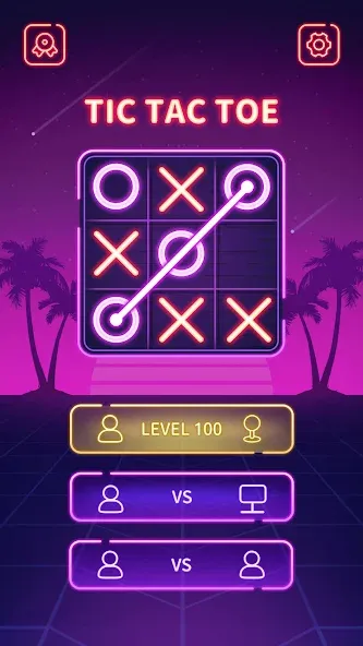 Tic Tac Toe - Offline XOXO (Тиктактое) [МОД Бесконечные деньги] Screenshot 3