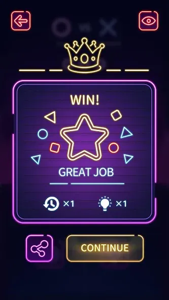 Tic Tac Toe - Offline XOXO (Тиктактое) [МОД Бесконечные деньги] Screenshot 4