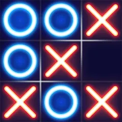 Взломанная Tic Tac Toe - Offline XOXO (Тиктактое)  [МОД Бесконечные деньги]