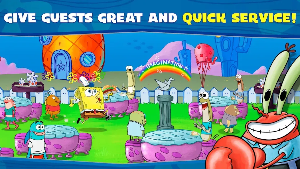 SpongeBob: Krusty Cook-Off [МОД Меню] Screenshot 3