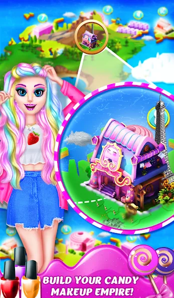 DIY Candy Makeup-Beauty Salon (ДИУАИ Мейкап) [МОД Unlimited Money] Screenshot 4