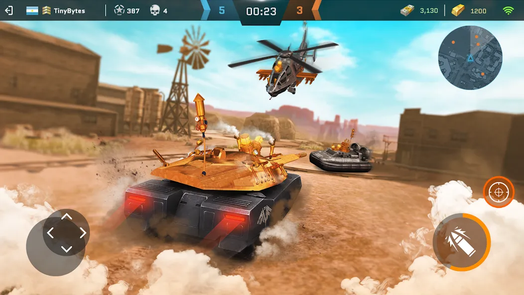 Massive Warfare: Tanks PvP War (Массовая война) [МОД Unlimited Money] Screenshot 5
