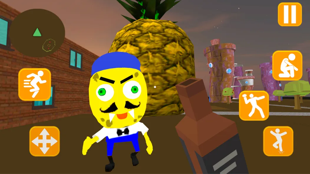 Neighbor Sponge. Scary Secret [МОД Бесконечные деньги] Screenshot 1
