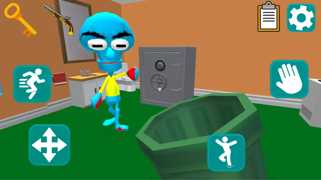 Squid Neighbor. Sponge Escape [МОД Все открыто] Screenshot 2