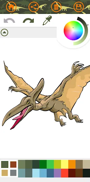 Dinosaurs Coloring Book Dino [МОД Много денег] Screenshot 3