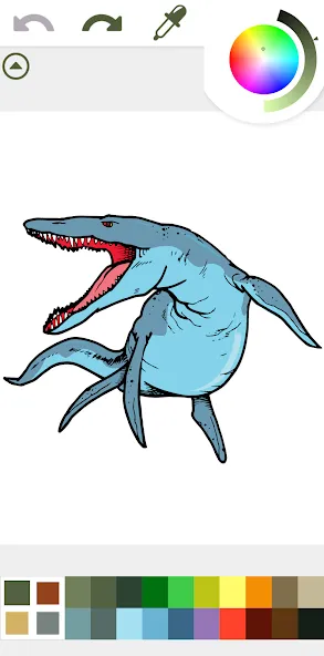 Dinosaurs Coloring Book Dino [МОД Много денег] Screenshot 4