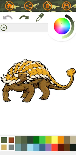 Dinosaurs Coloring Book Dino [МОД Много денег] Screenshot 5