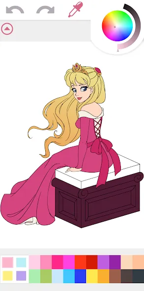 Princess Coloring Book Game [МОД Unlimited Money] Screenshot 4