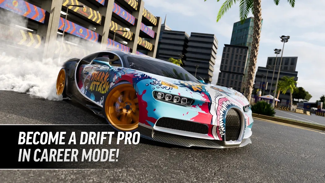 Drift Max Pro Car Racing Game (Дрифт Макс Про) [МОД Бесконечные монеты] Screenshot 1