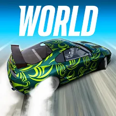 Скачать взлом Drift Max World - Racing Game (Дрифт Макс Ворлд)  [МОД Все открыто]