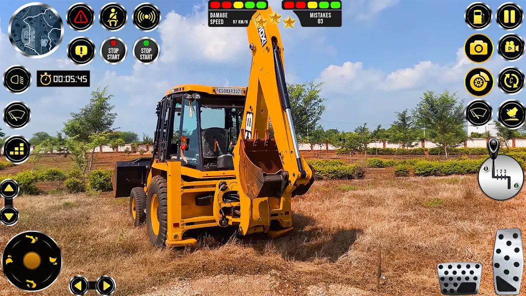 JCB Excavator Construction 3D [МОД Все открыто] Screenshot 1
