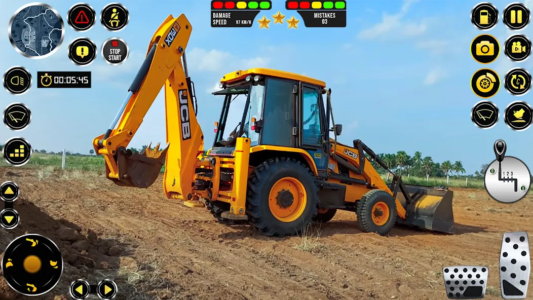 JCB Excavator Construction 3D [МОД Все открыто] Screenshot 3
