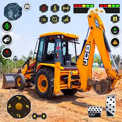 Скачать взлом JCB Excavator Construction 3D  [МОД Все открыто]