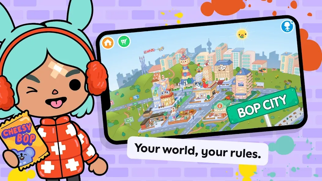 Toca Boca World (Тока Лайф Ворлд) [МОД Меню] Screenshot 1