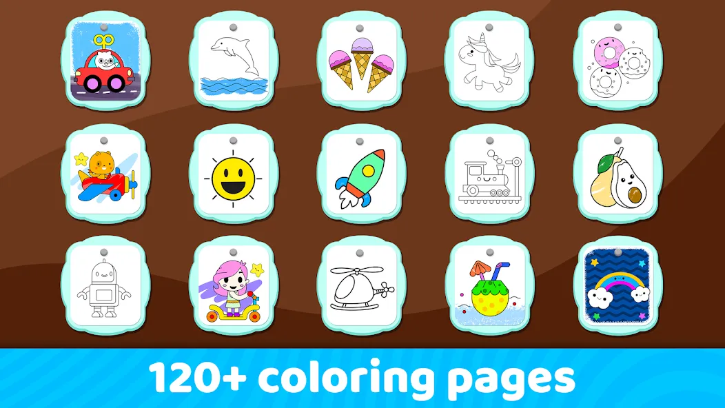 Toddler Coloring Book For Kids [МОД Menu] Screenshot 4